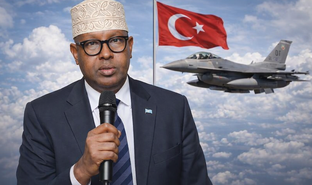 Dowladda oo ka hadashay diyaaradaha F-16 ee hawada Muqdisho lagu arkay