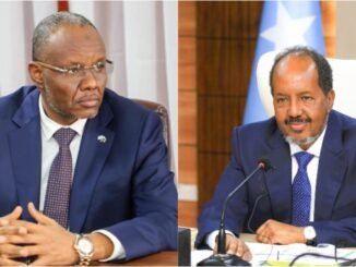 Laftagareen oo weerar afka ah ku qaaday madaxweyne Xasan Sheekh Maxamuud