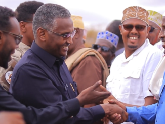 Wafdi uu hoggaaminayo agaasimaha NISA oo maanta gaaray degmada Guriceel ee gobolka Galgaduud