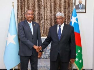 Sheekh Aadan Madoobe oo Muqdisho kulan muhiim ah kula yeeshay ergey ka socda midowga Afrika
