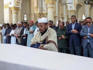 Madaxweyne Xasan Sheekh oo maanta ka qeyb galay janaasada Imaam Maxamed Yuusuf Cali