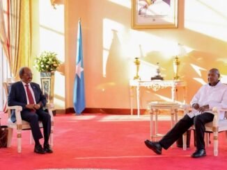 Madaxweyne Xasan Sheekh oo maanta kulan rasmi ah la yeeshay dhiggiisa dalka Uganda