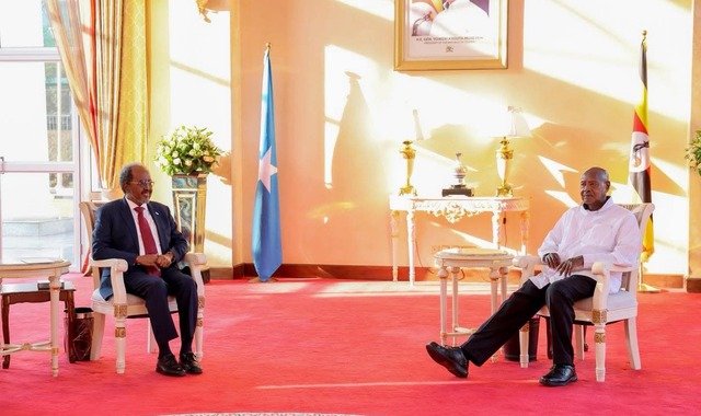 Madaxweyne Xasan Sheekh oo maanta kulan rasmi ah la yeeshay dhiggiisa dalka Uganda