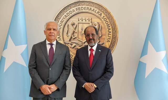 Madaxweyne Xasan Sheekh oo maanta la kulmay wafdi ka socda dowladda Talyaaniga
