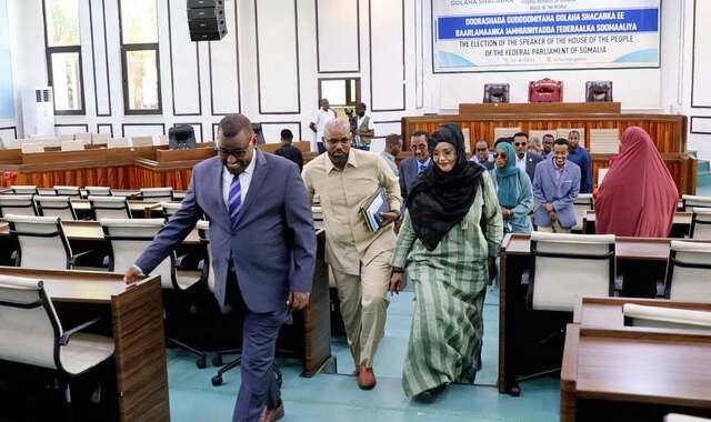 Marwo Sacdiya oo kormeer ku tagtay goobta loo diyaariya doorashada guddoomiyaha golaha shacabka