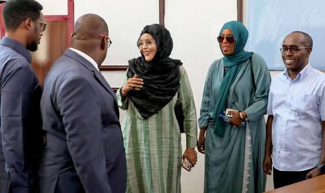 Marwo Sacdiya oo kormeer ku tagtay goobta loo diyaariya doorashada guddoomiyaha golaha shacabka