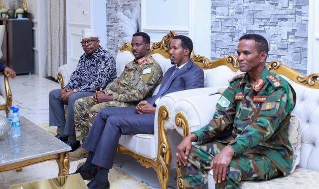 Wafdi uu hoggaaminayo madaxweyne Xasan Sheekh oo gaaray magaalada Dhuusamareeb