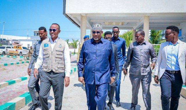 Sheekh Aadan Madoobe oo maanta booqday xarunta hay'adda SoDMA ee magaalada Muqdisho