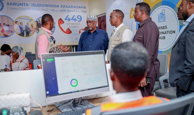 Sheekh Aadan Madoobe oo maanta booqday xarunta hay'adda SoDMA ee magaalada Muqdisho