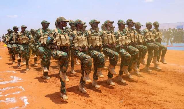 Madaxweyne Xasan Sheekh oo tababar u soo xiray kumannaan askari oo ka tirsan ciidanka xoogga dalka