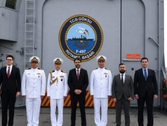 Markab dagaal oo uu leeyahay Turkiga oo soo gaaray dekedda magaalada Muqdisho