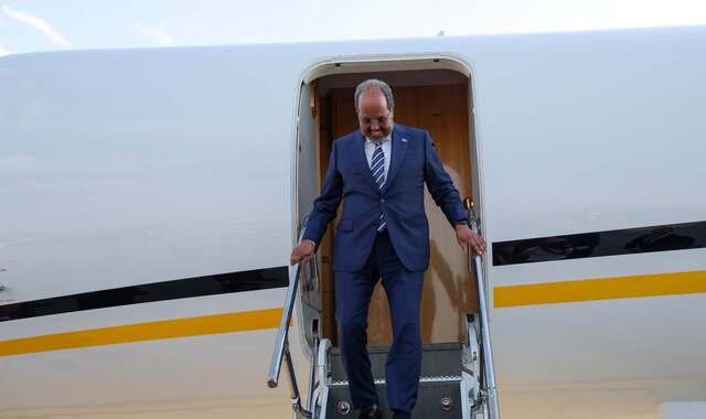 Wafdi uu hoggaaminayo madaxweyne Xasan Sheekh oo maanta gaaray dalka Serbia