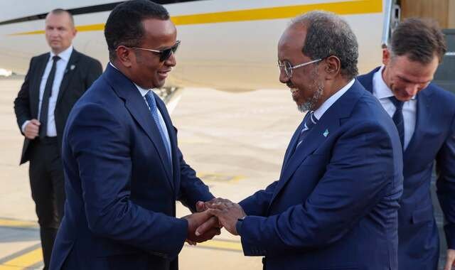 Wafdi uu hoggaaminayo madaxweyne Xasan Sheekh oo gaaray dalka Serbia