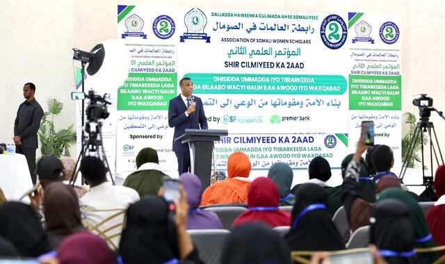 Ra'iisul wasaare Xamse oo ka qayb galay xiritaanka shirweynaha culimada haweenka Soomaaliyeed