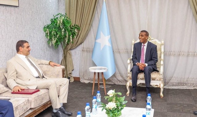 Ra'iisul wasaare Xamse oo maanta xafiiskiisa ku qaabilay wafdi ka socda dowladda Liibiya