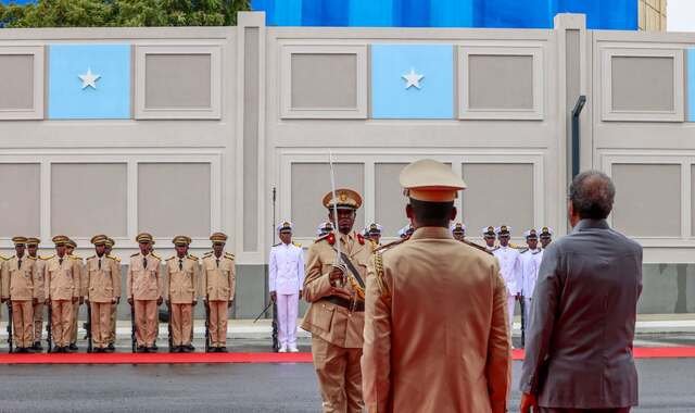 Madaxweyne Xasan Sheekh oo maanta ka qayb galay munaasabad heer qaran oo ka dhacday Muqdisho